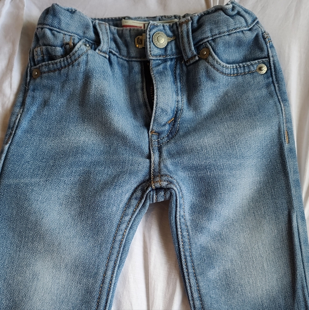 Levi's baby boy 511 knit Jean in medium wash